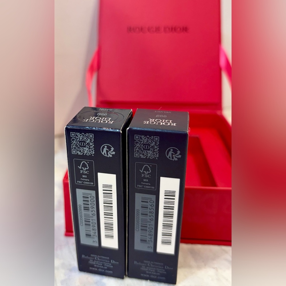 NIB AUTHENTIC DIOR Rouge Full Size Lipstick Duo Gift
Set 🌟LIMITED EDITION🌟 - Picture 6 of 10
